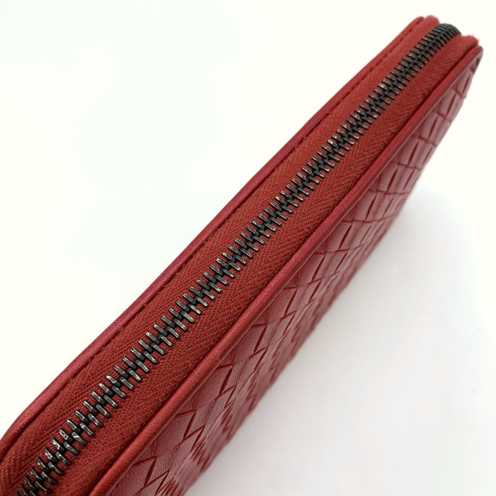 BOTTEGAVENETA ボッテガヴェネタ 
 長財布 
レザー レッド