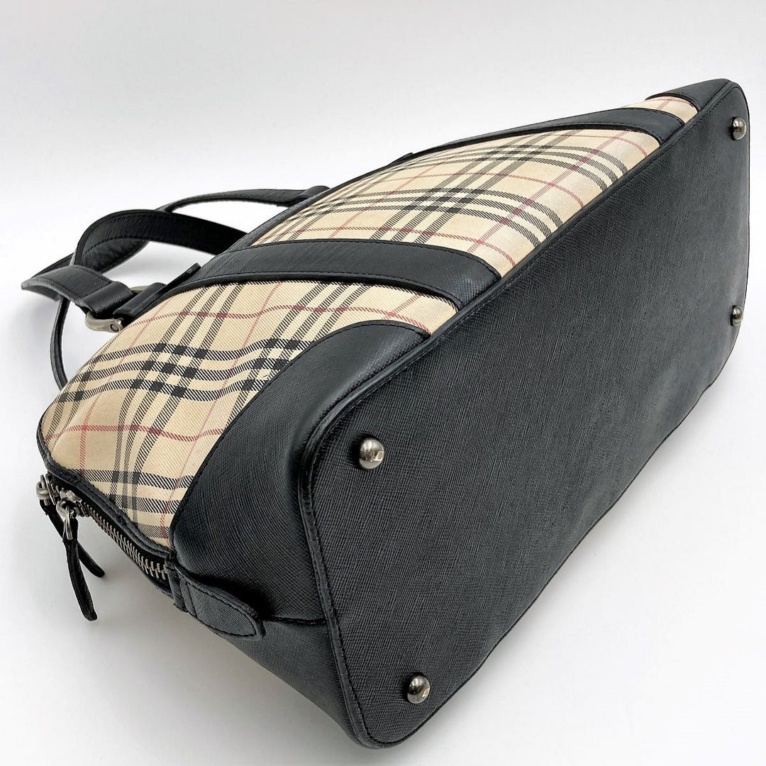BURBERRY バーバリー 
 ボストンバッグ 
キャンバス ベージュ