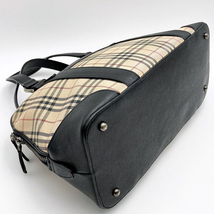 BURBERRY バーバリー 
 ボストンバッグ 
キャンバス ベージュ