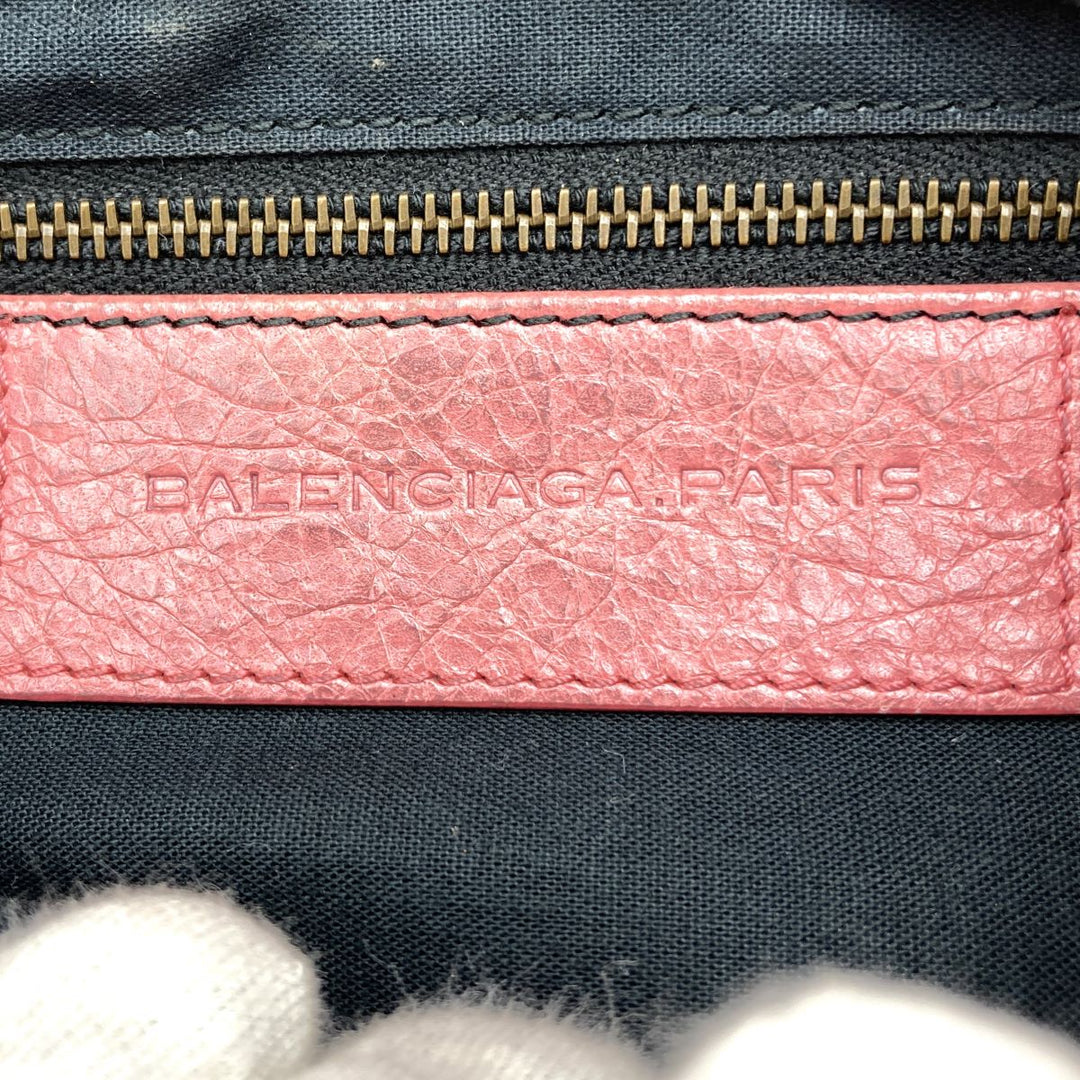 BALENCIAGA バレンシアガ 
 ショルダーバッグ 
レザー ピンク