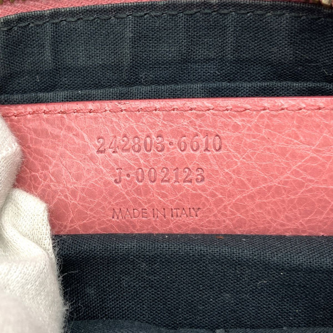 BALENCIAGA バレンシアガ 
 ショルダーバッグ 
レザー ピンク