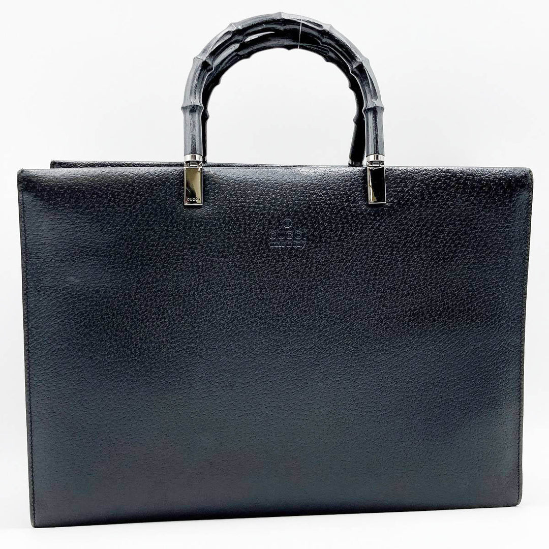 GUCCI グッチ 
 002・1034 ビジネスバッグ 
レザー ブラック