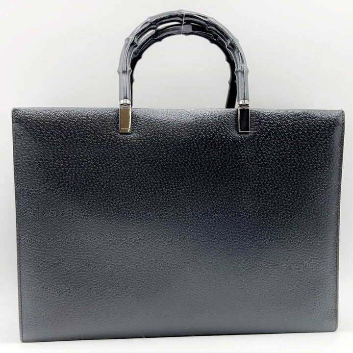 GUCCI グッチ 
 002・1034 ビジネスバッグ 
レザー ブラック