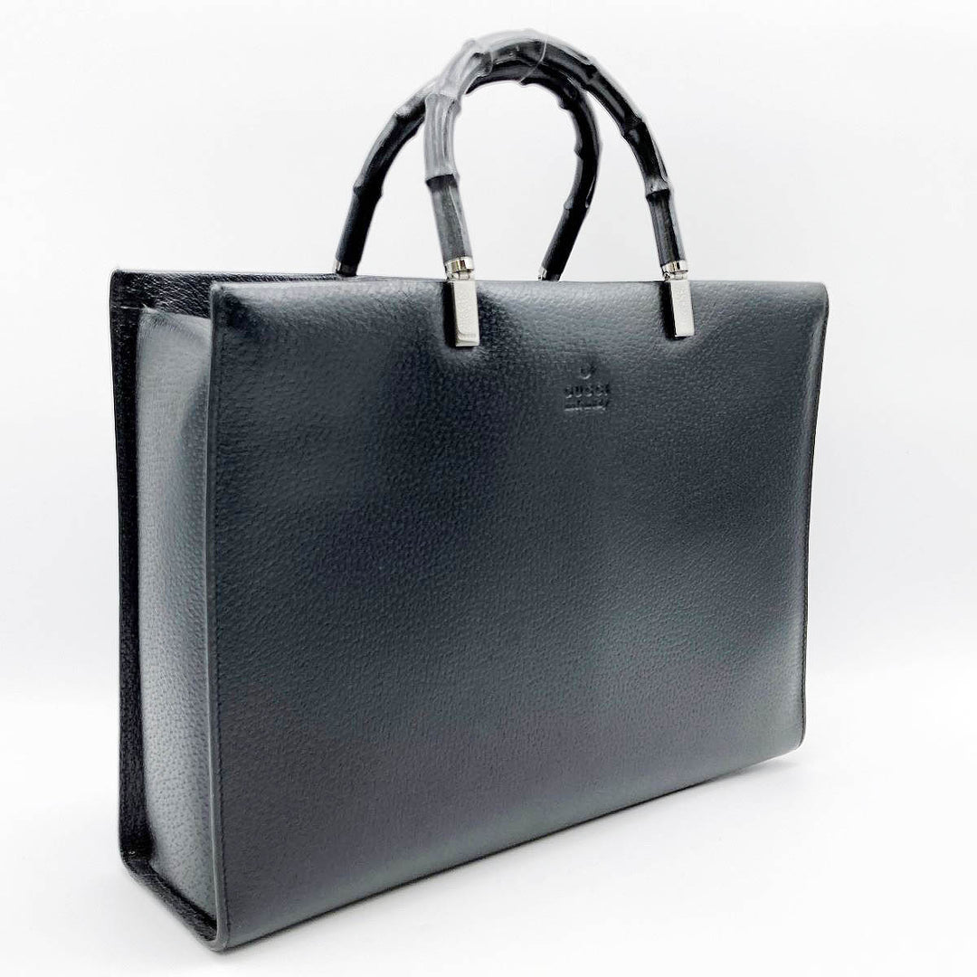 GUCCI グッチ 
 002・1034 ビジネスバッグ 
レザー ブラック