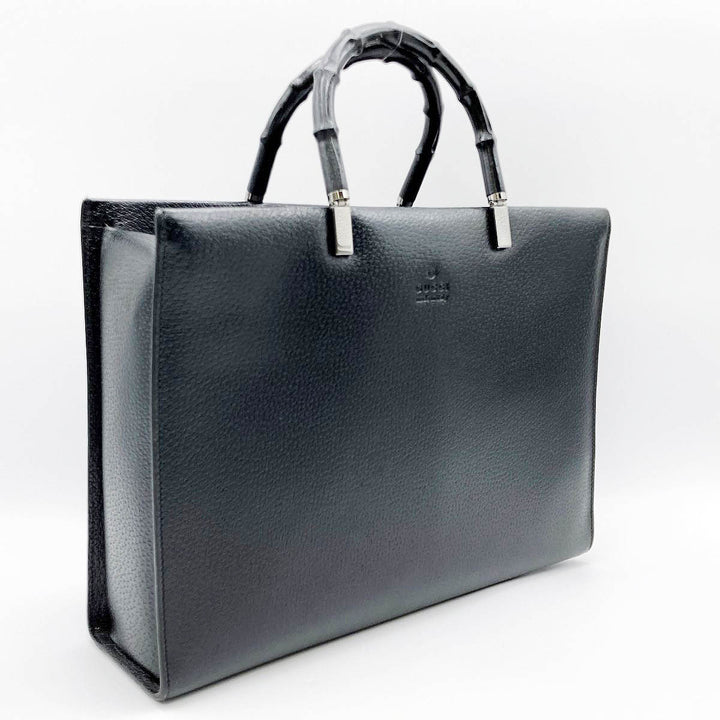 GUCCI グッチ 
 002・1034 ビジネスバッグ 
レザー ブラック