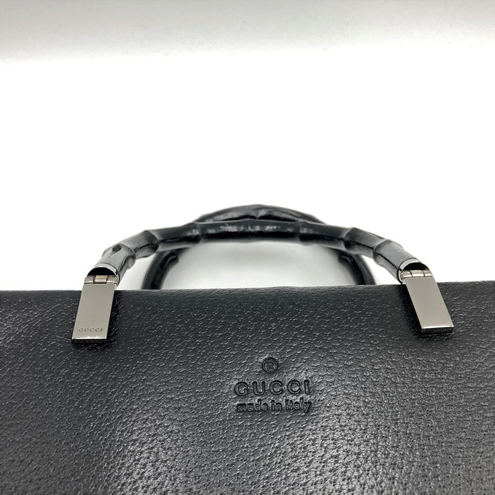 GUCCI グッチ 
 002・1034 ビジネスバッグ 
レザー ブラック