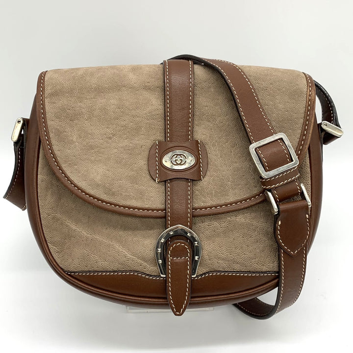 GUCCI グッチ 
 007・14・0004 ショルダーバッグ 
エレファント ブラウン