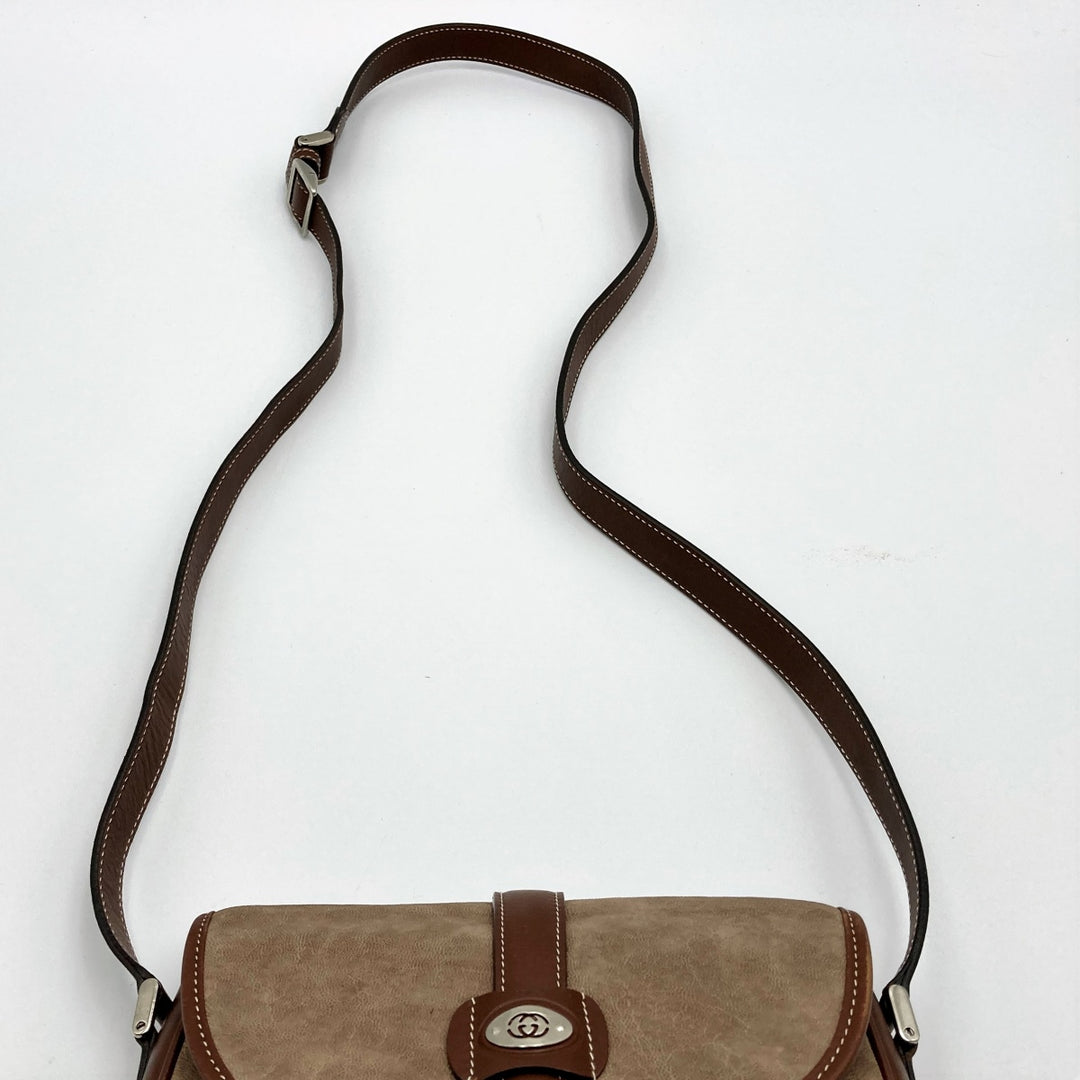 GUCCI グッチ 
 007・14・0004 ショルダーバッグ 
エレファント ブラウン