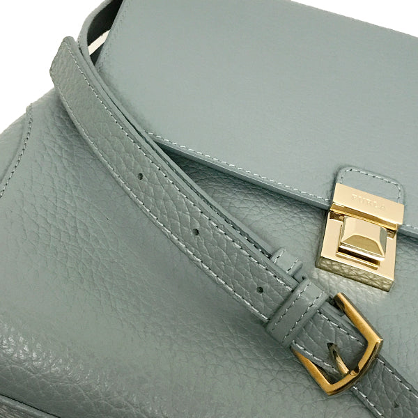 中美品 
Furla フルラ 
 ショルダーバッグ 
レザー ブルー/青 中古