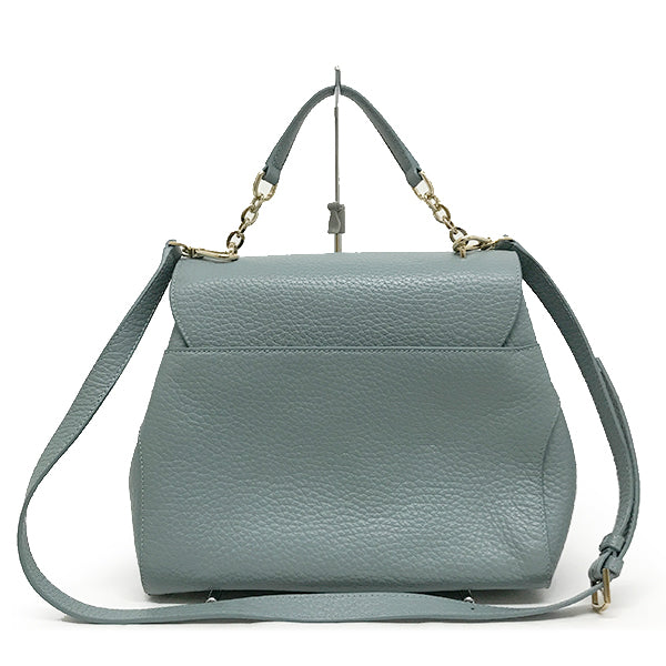 中美品 
Furla フルラ 
 ショルダーバッグ 
レザー ブルー/青 中古