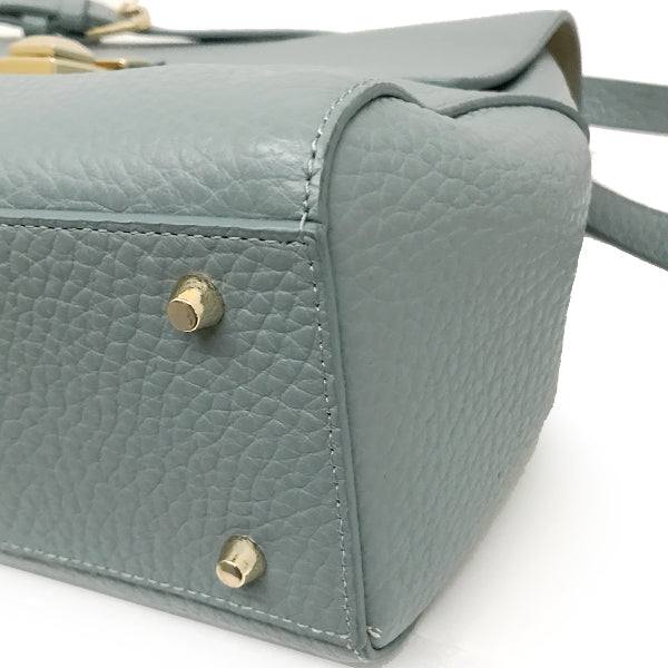 中美品 
Furla フルラ 
 ショルダーバッグ 
レザー ブルー/青 中古