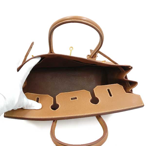 HERMES エルメス 
 ハンドバッグ 
クシュベル ゴールド