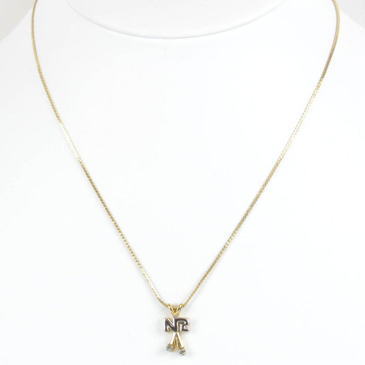 美品『USED』 メタル 
NINA RICCI NR ネックレス