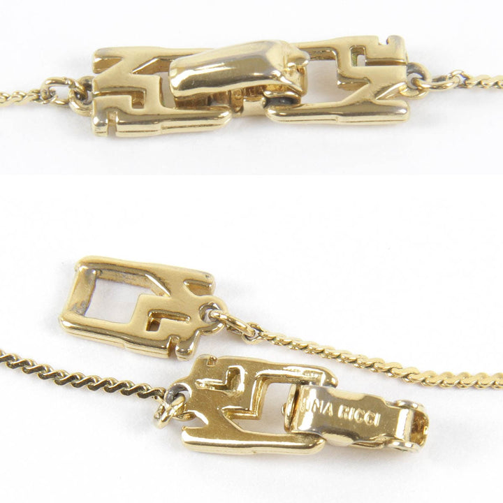 美品『USED』 メタル 
NINA RICCI NR ネックレス