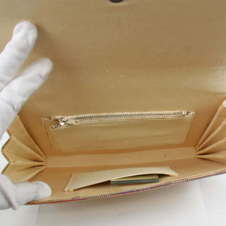 『USED』 
 
 草履バッグセット 和装小物 
 ゴールド
