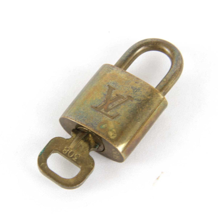 『USED』 
LOUIS VUITTON ルイ・ヴィトン 
 南京錠 308 カデナ 
メタル ゴールド