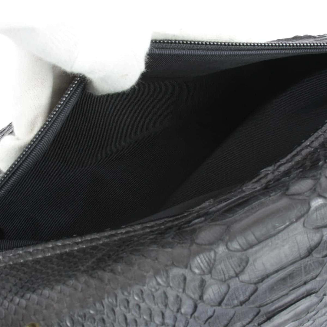 『USED』 
 
 Ryu ハンドバッグ 
パイソン ブラック
