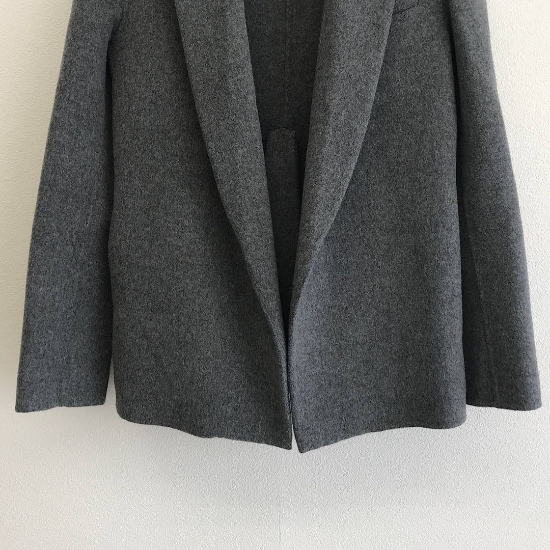 『USED』 
theory セオリー 
 ショートコート テーラードジャケット 
カシミヤ /毛 グレー系