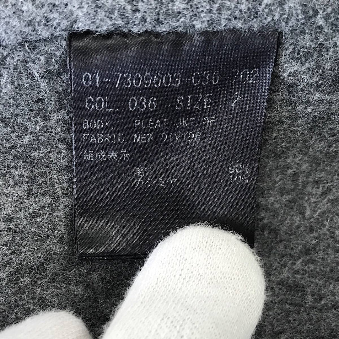 『USED』 
theory セオリー 
 ショートコート テーラードジャケット 
カシミヤ /毛 グレー系