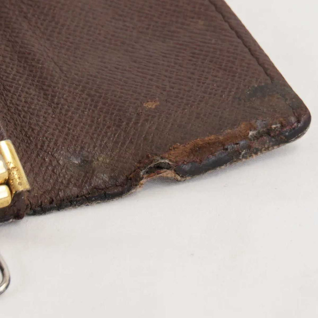 やや難あり『USED』 
LOUIS VUITTON ルイ・ヴィトン 
 ミュルティクレ4 N60385 キーケース 
ダミエキャンバス エベヌ