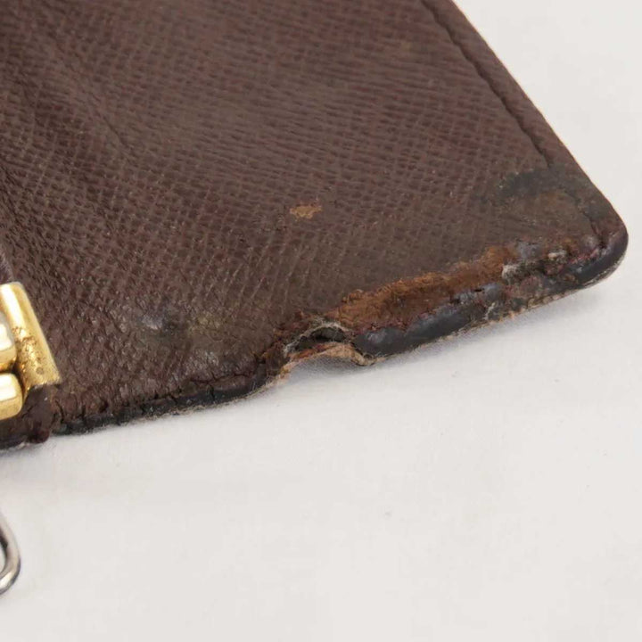やや難あり『USED』 
LOUIS VUITTON ルイ・ヴィトン 
 ミュルティクレ4 N60385 キーケース 
ダミエキャンバス エベヌ