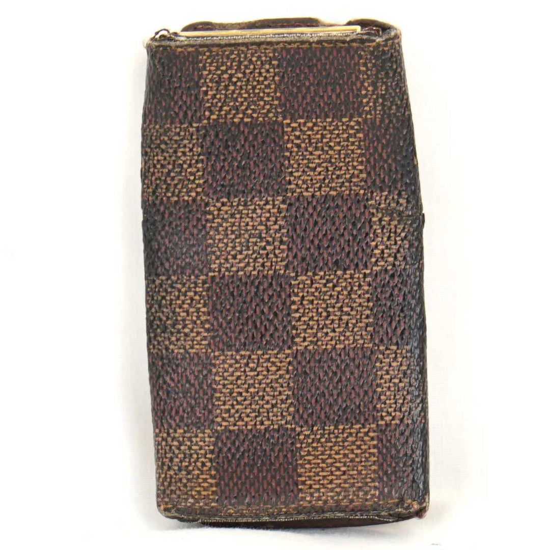 やや難あり『USED』 
LOUIS VUITTON ルイ・ヴィトン 
 ミュルティクレ4 N60385 キーケース 
ダミエキャンバス エベヌ