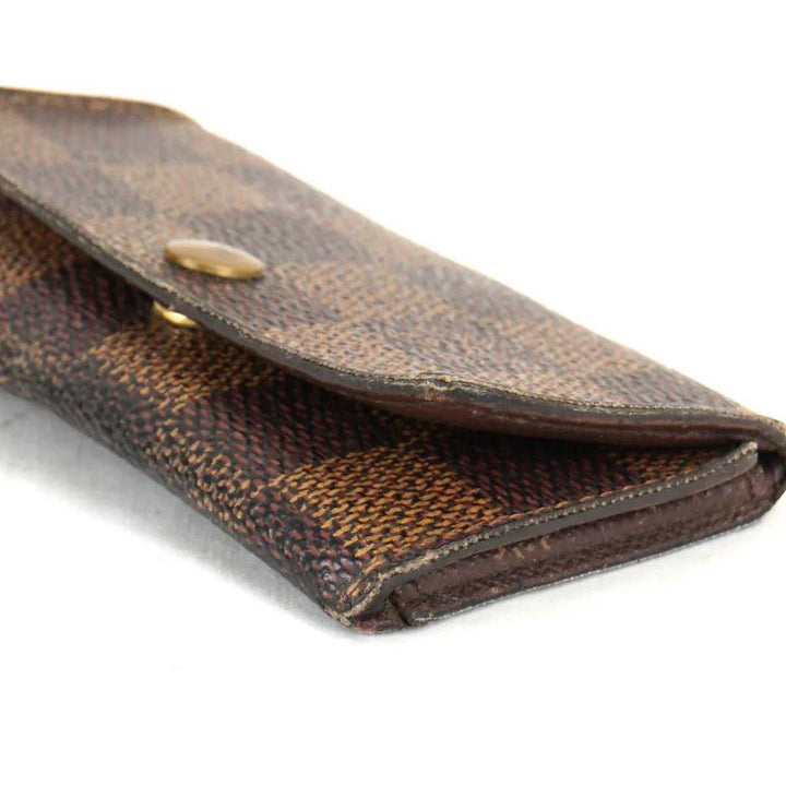 やや難あり『USED』 
LOUIS VUITTON ルイ・ヴィトン 
 ミュルティクレ4 N60385 キーケース 
ダミエキャンバス エベヌ