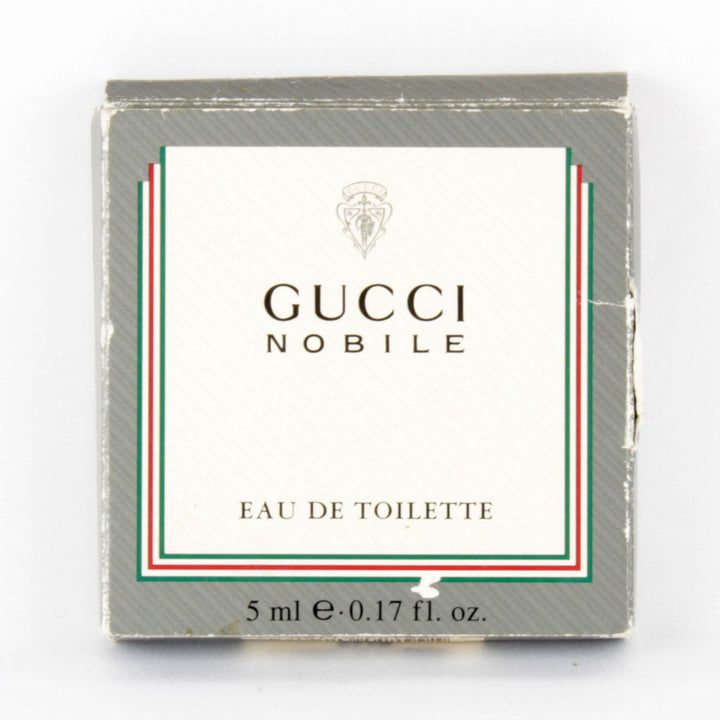 『USED』 
GUCCI グッチ 
 NOBILE オー・ド・トワレ 5ml 香水 
 グリーン×グレー