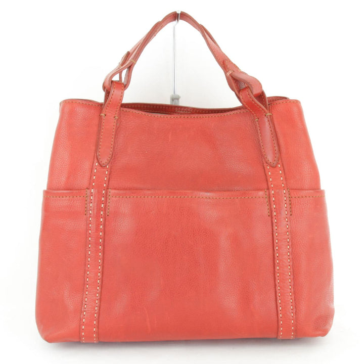 『USED』 
genten ゲンテン 
 トートバッグ 
レザー レッド