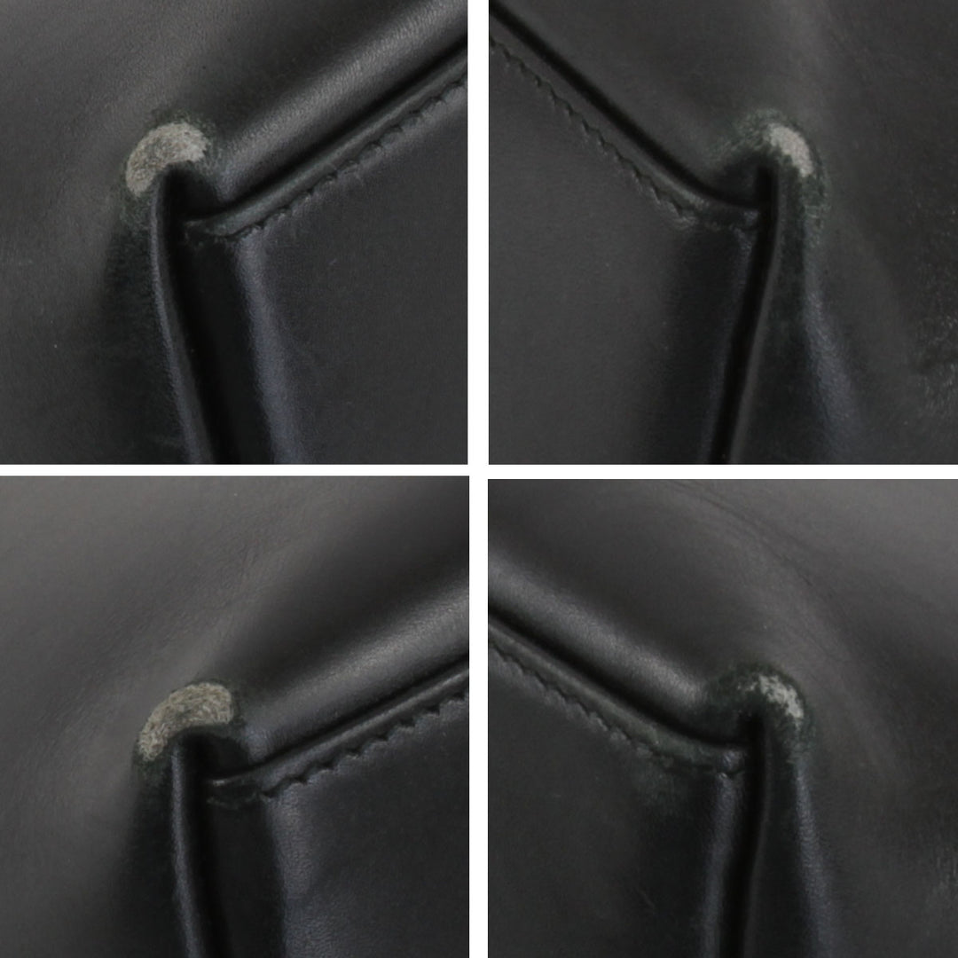 『USED』 
GUCCI グッチ 
 バンブー ポーチ付 001.2058 ショルダーバッグ 
レザー ブラック