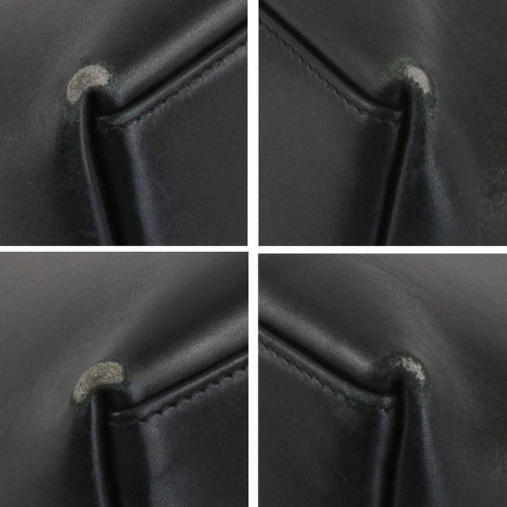 『USED』 
GUCCI グッチ 
 バンブー ポーチ付 001.2058 ショルダーバッグ 
レザー ブラック