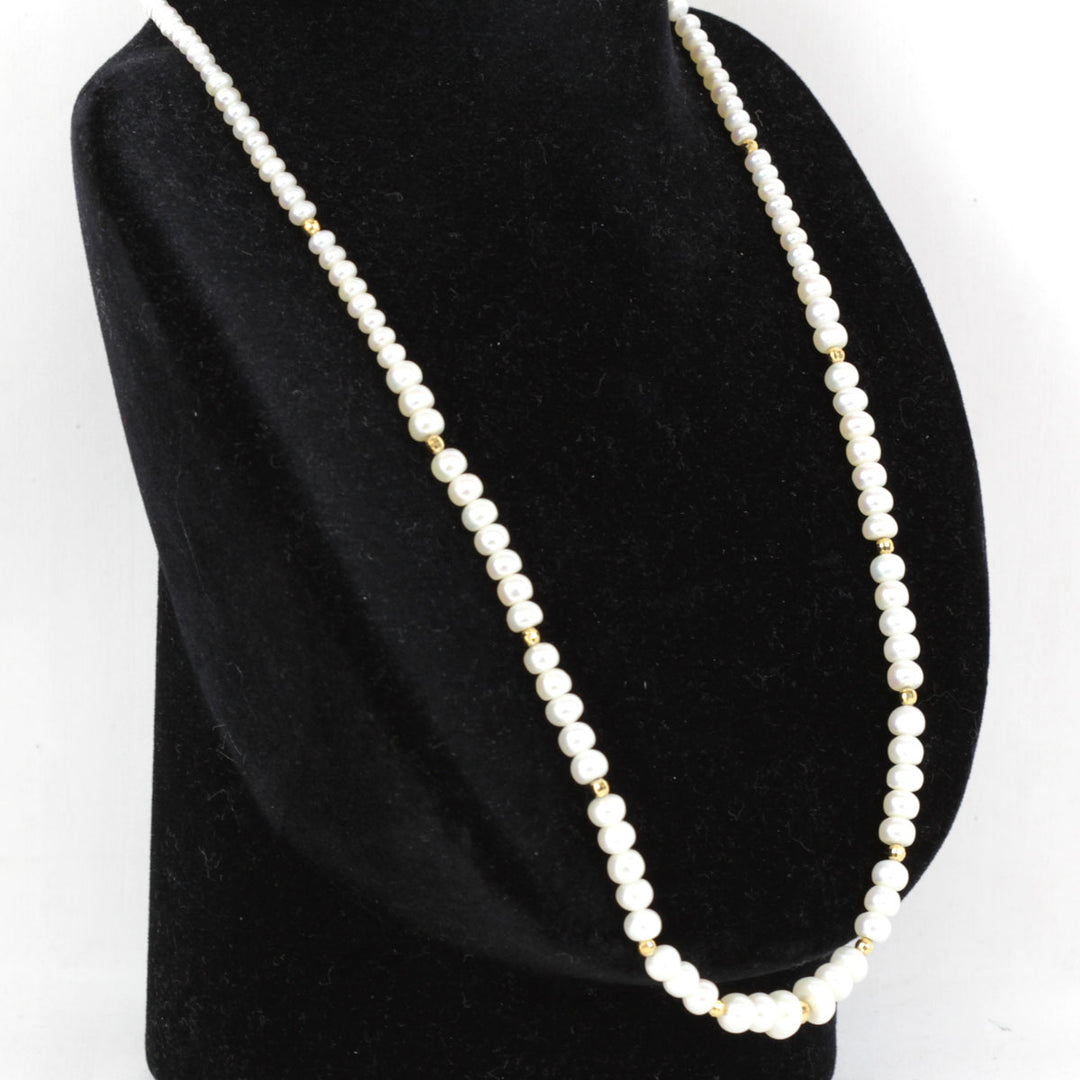 美品『USED』 K18/パール  
ネックレス
