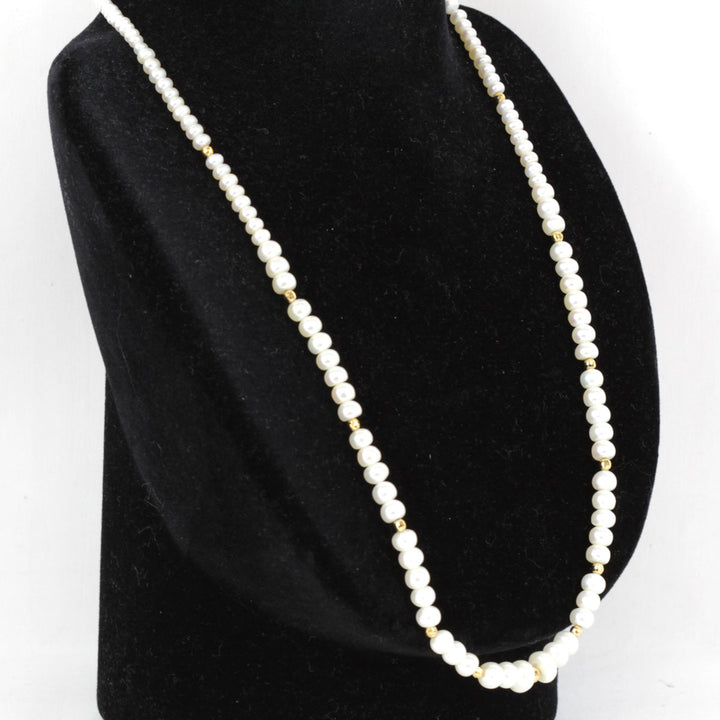 美品『USED』 K18/パール  
ネックレス