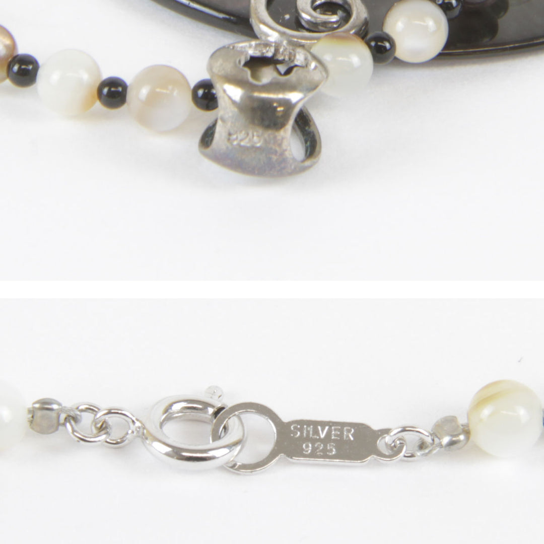 美品『USED』 シェル/シルバー925  
ネックレス
 26.2g