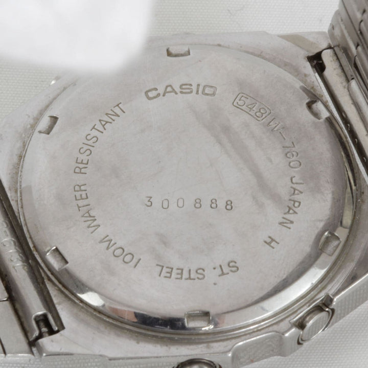 『USED』 
CASIO  スクリューバッグ W-760 100M 
腕時計
 クォーツ メンズ