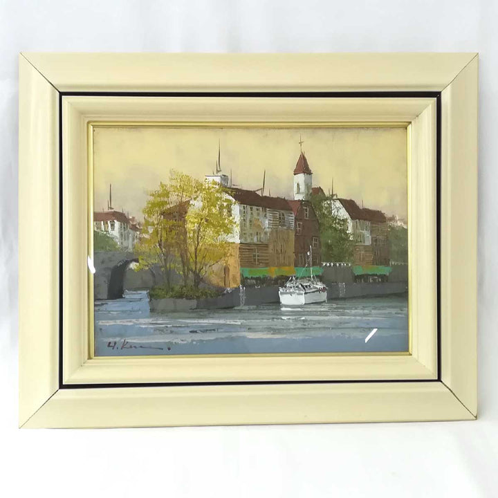 良品『USED』 
 
 黒沢久「セーヌ」 油彩 
 油絵 肉筆