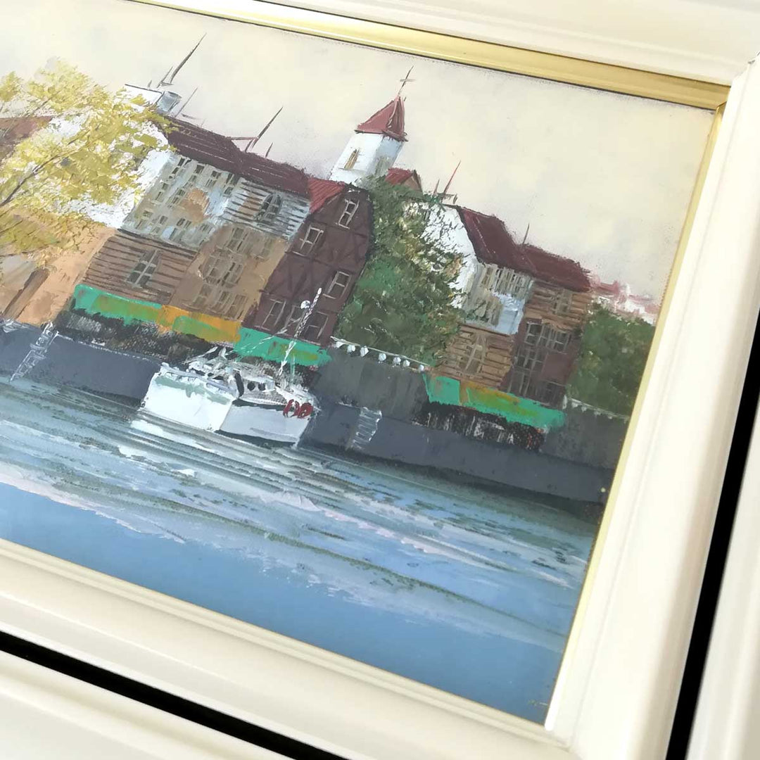 良品『USED』 
 
 黒沢久「セーヌ」 油彩 
 油絵 肉筆