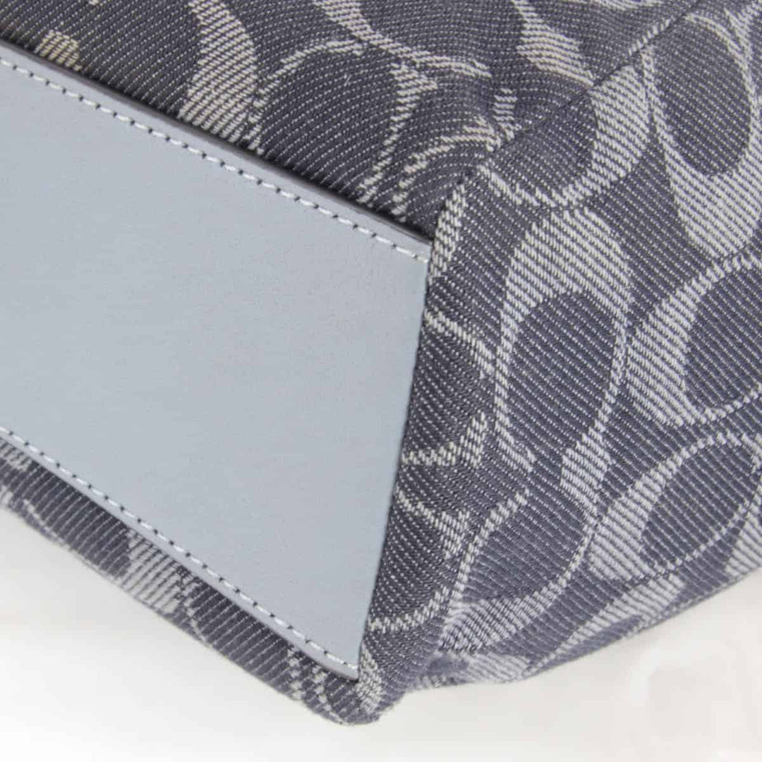 良品『USED』 
COACH コーチ 
 F25891 ショルダーバッグ 
デニム ブルー