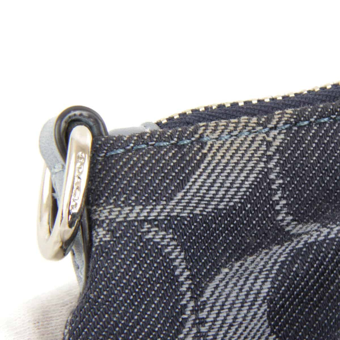 良品『USED』 
COACH コーチ 
 F25891 ショルダーバッグ 
デニム ブルー