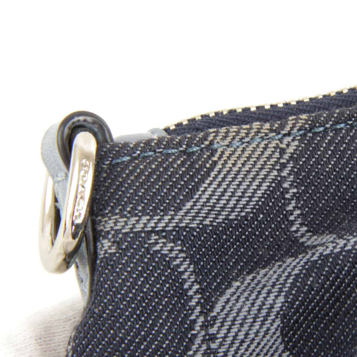 良品『USED』 
COACH コーチ 
 F25891 ショルダーバッグ 
デニム ブルー