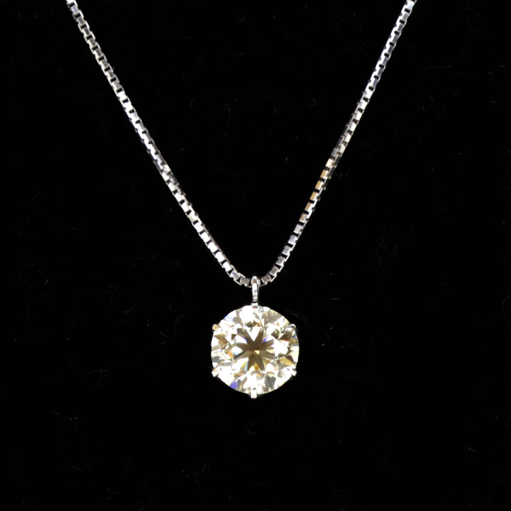 美品『USED』 Pt850/Pt900  /ダイヤモンド 
ネックレス
 ダイヤモンド 1.002 2.8g