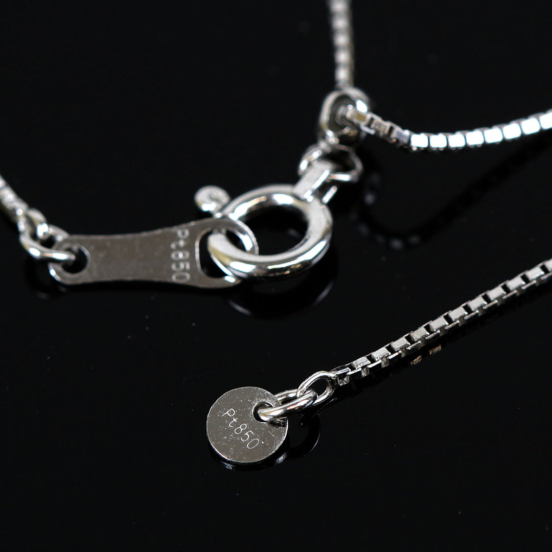 美品『USED』 Pt850/Pt900  /ダイヤモンド 
ネックレス
 ダイヤモンド 1.002 2.8g