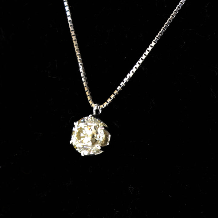 美品『USED』 Pt850/Pt900  /ダイヤモンド 
ネックレス
 ダイヤモンド 1.002 2.8g