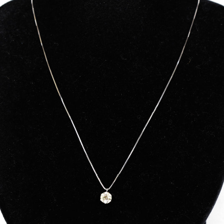美品『USED』 Pt850/Pt900  /ダイヤモンド 
ネックレス
 ダイヤモンド 1.002 2.8g