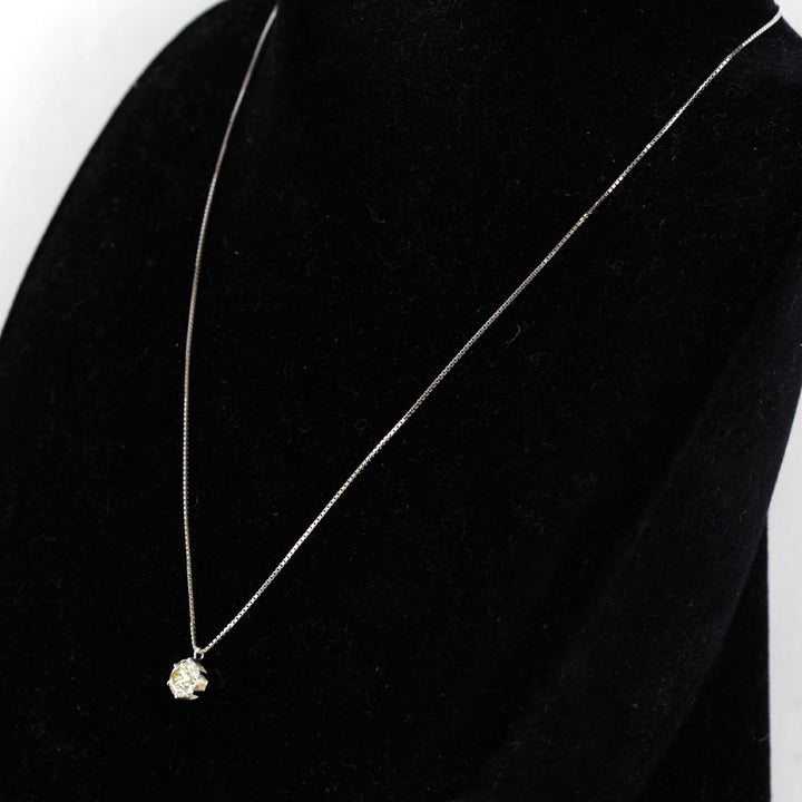 美品『USED』 Pt850/Pt900  /ダイヤモンド 
ネックレス
 ダイヤモンド 1.002 2.8g