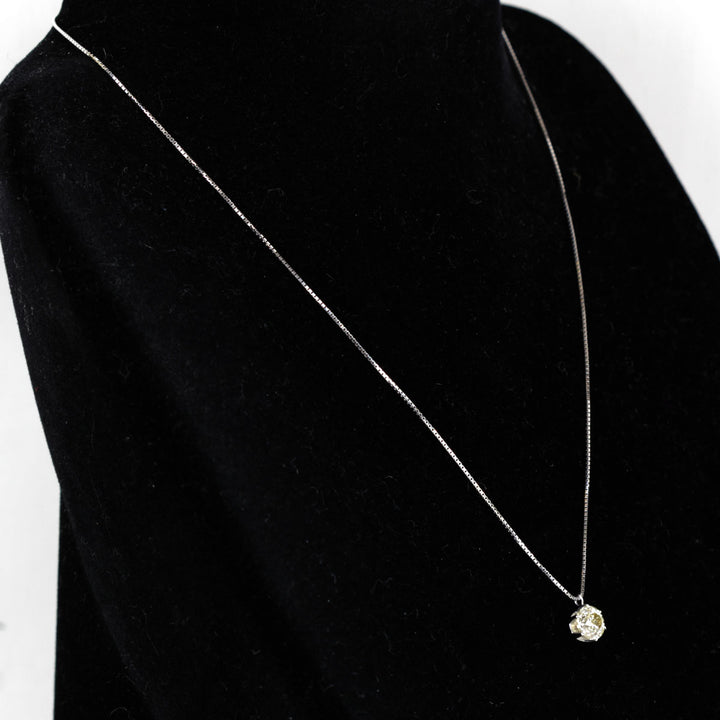 美品『USED』 Pt850/Pt900  /ダイヤモンド 
ネックレス
 ダイヤモンド 1.002 2.8g