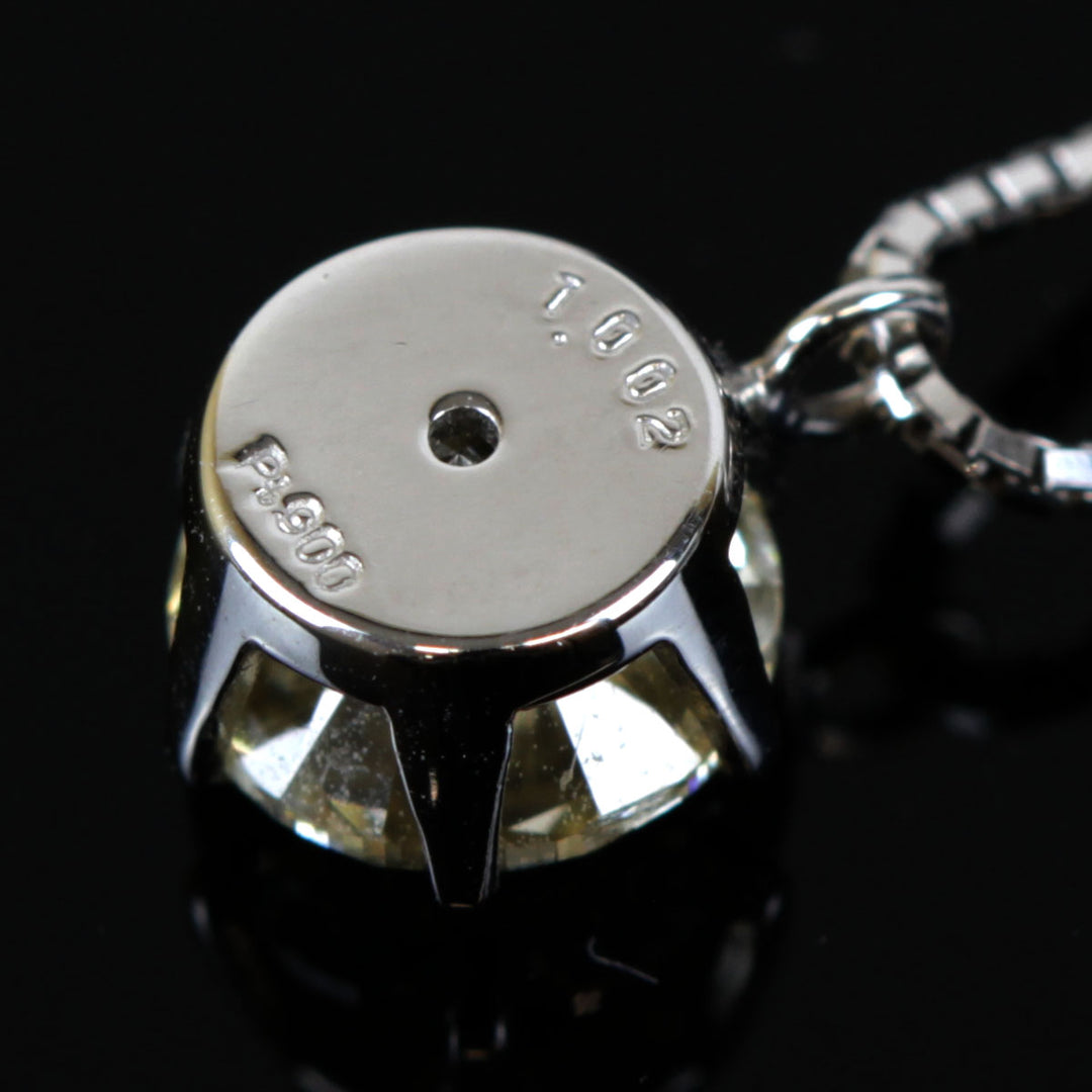 美品『USED』 Pt850/Pt900  /ダイヤモンド 
ネックレス
 ダイヤモンド 1.002 2.8g