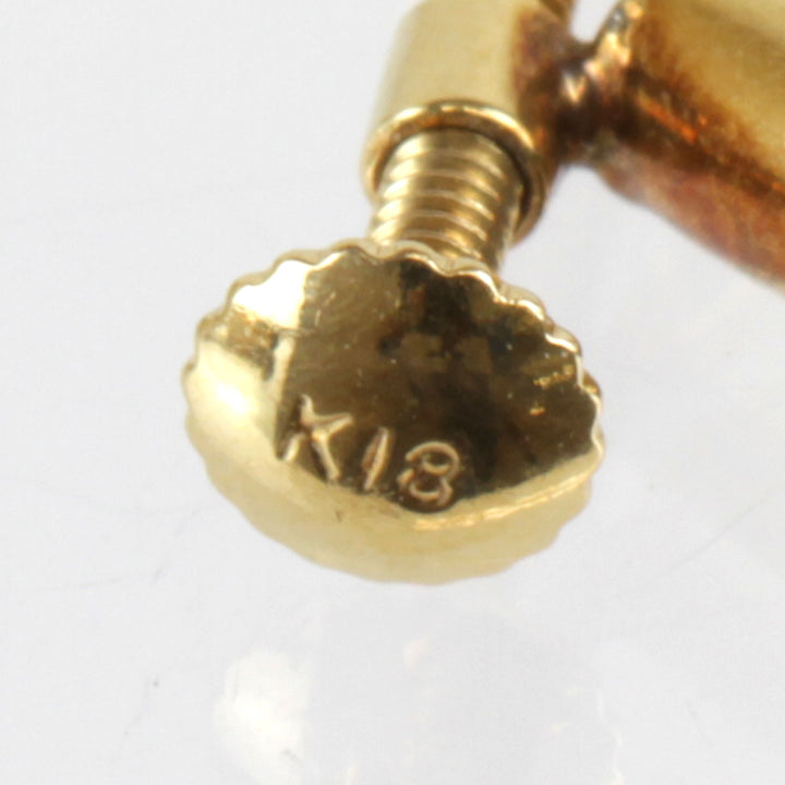 良品『USED』 K18 
 フープ イヤリング
 1.9g