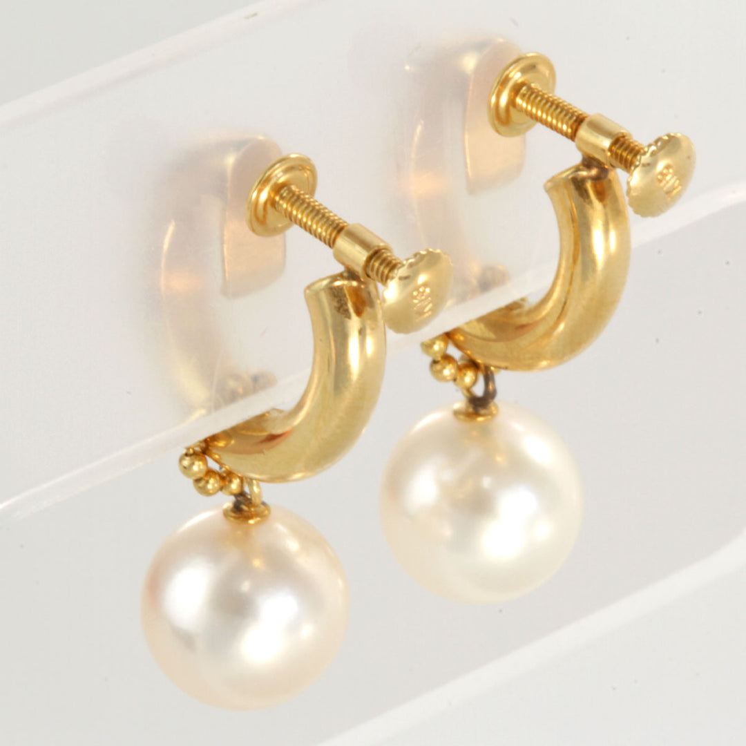 良品『USED』 K18/パール  
イヤリング
 4.0g