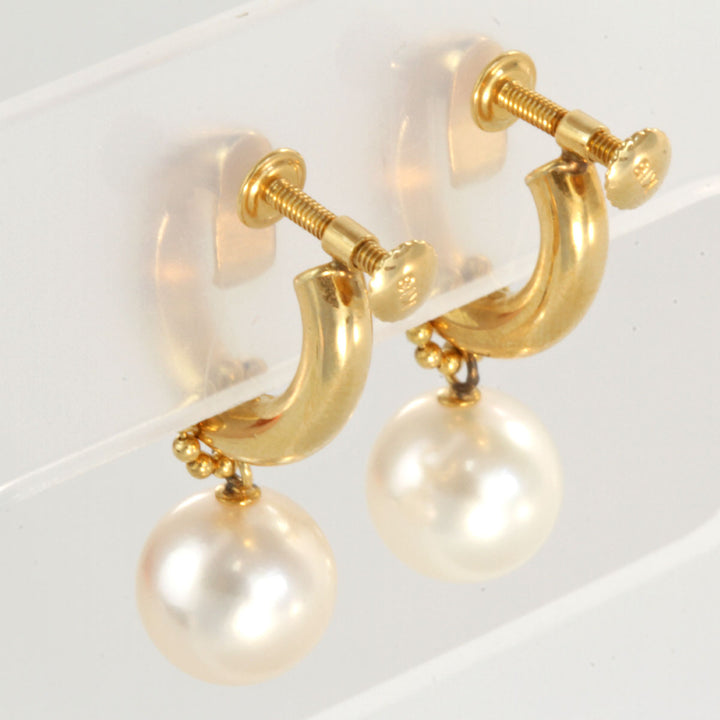 良品『USED』 K18/パール  
イヤリング
 4.0g